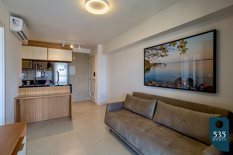 Apartment on the building with a rooftop pool