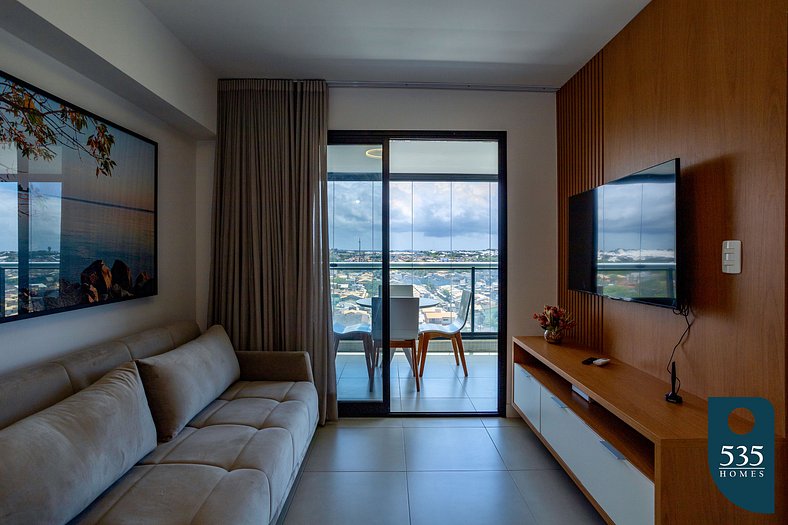 Apartment on the building with a rooftop pool