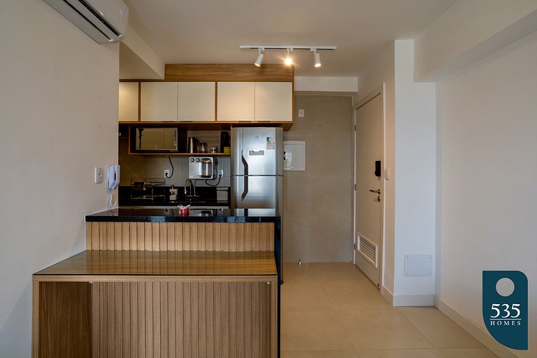 Apartment on the building with a rooftop pool