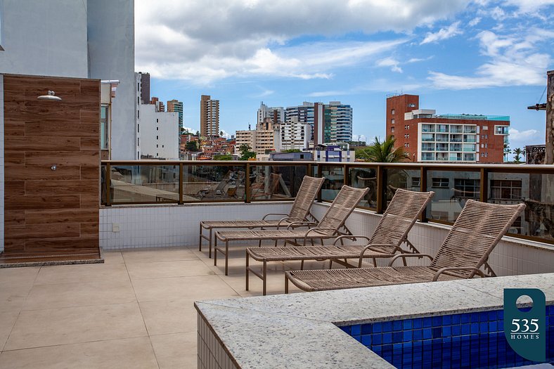 Barra Vista Mar - Lindo e Aconchegante Apartamento