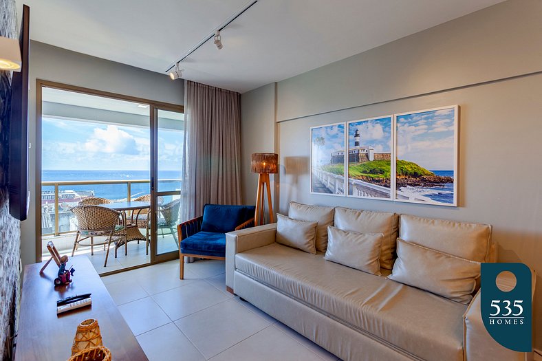 Barra with Sea View - Beautiful and Cozy Apartment