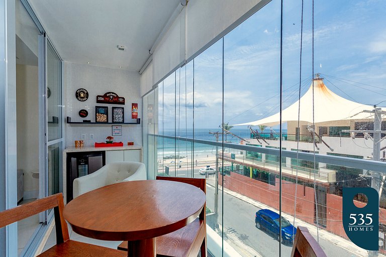 Dormitorio y Salón junto a la playa de Barra en Salvador