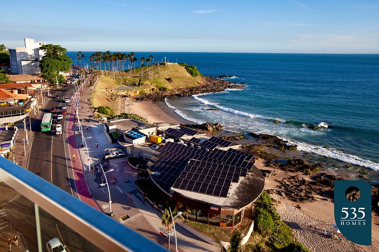 Dormitorio y Salón junto a la playa de Barra en Salvador