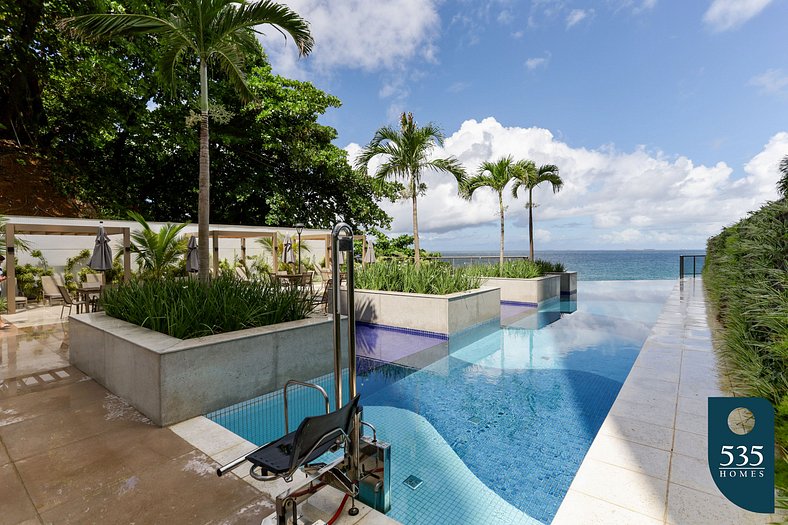 Modern apartment with beach access