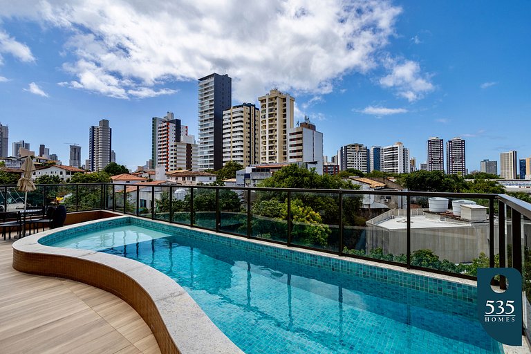 NOVO Apartamento em Prédio com Piscina e Fitness