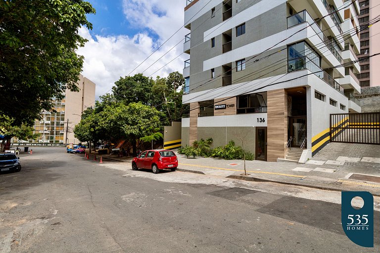 NOVO Apartamento em Prédio com Piscina e Fitness