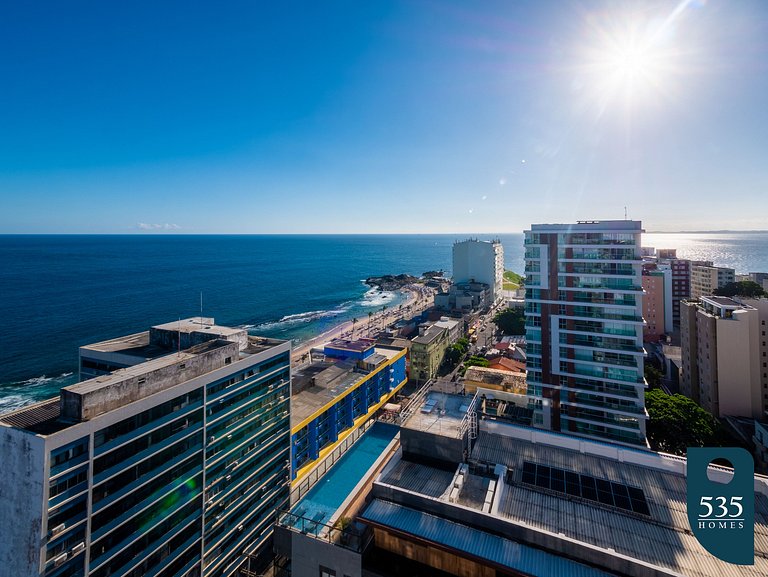 O melhor da Barra em apartamento a 100m do Farol