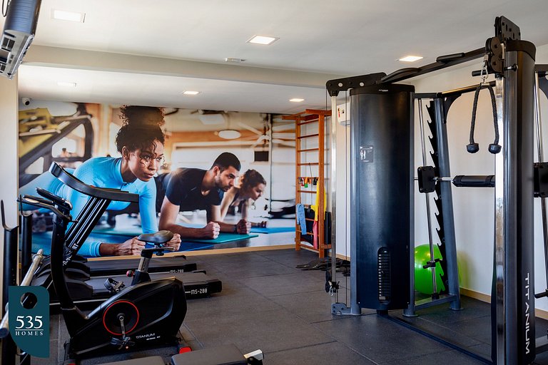 Quarto e sala aconchegante no coração de Ondina