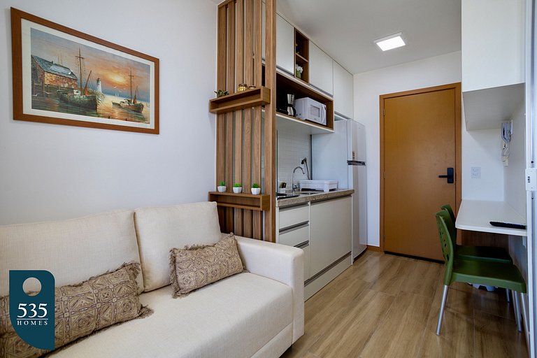 Studio in a condominium in Pituba near the beach